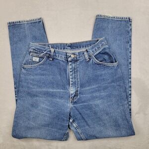 Wrangler Jeans Womens 12x32 Denim Pants Straight Relaxed Mom Western‎ Cowboy Vtg